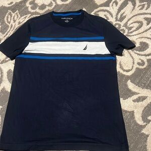 Nautica t shirt. New size medium. Blue and white